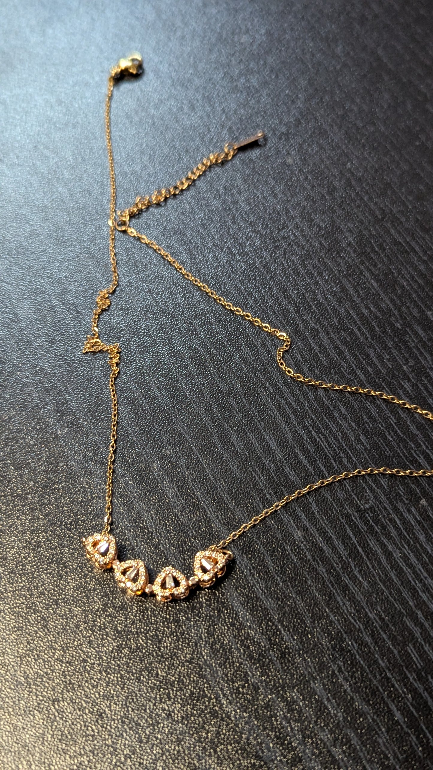 2 in 1 Rose Gold Dual-Style Pendant Chain | Anti-Tarnish Daily Wear Necklace