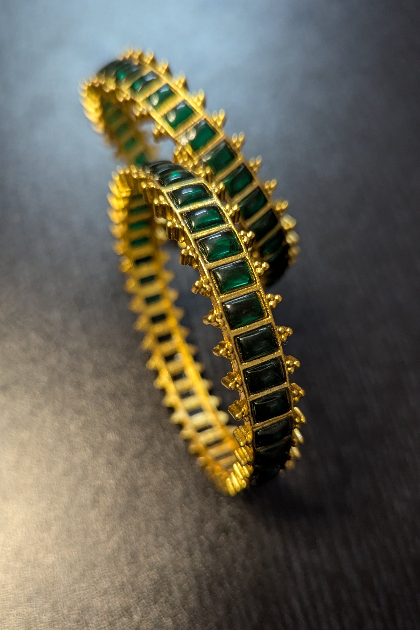 Premium Green Kemp Bangles – Traditional Elegance Redefined